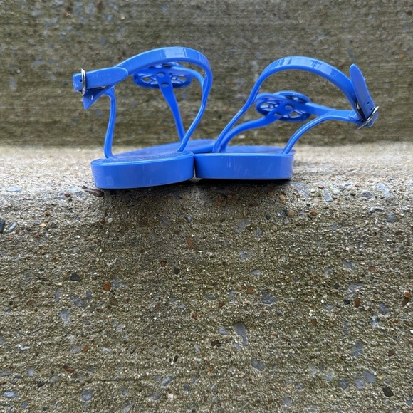 Circus by Sam Edelman Blue Mae Jelly Medallion Thong Sandals Size 8 - Picture 5 of 8